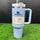 Light Blue Stanley 40 Oz Stainless Steel Tumbler | Leak-Proof Vacuum Insulated Travel Mug | Hot & Cold