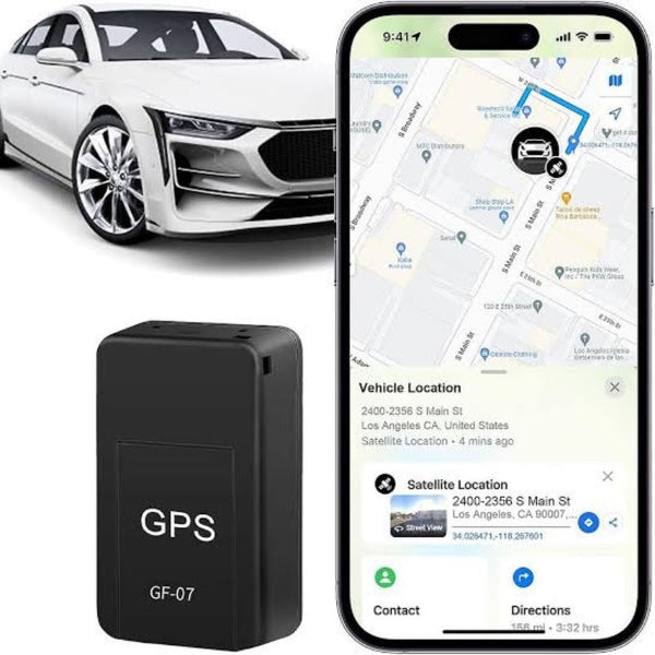 Mini GPS Tracker with Real-Time Location, Voice & Route Recording