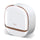 Milky White | Self-Adhesive Wall-Mounted Luxury Soap Holder with Lid and Drainage Tray