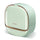 Light Green | Self-Adhesive Wall-Mounted Luxury Soap Holder with Lid and Drainage Tray