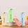 Nice Bottle | 400ml Mini Flask Glass Water Bottle with Vacuum Insulation | Temperature Resistant | Random Colors