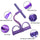 Tummy Trimmer | Foot Pedal Resistance Band Elastic Sit-up Pull Rope | Yoga Fitness Gym | Elastic Pull Ropes | Random Colors