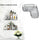 Wall Corner Rack + 2 Self Adhesive Screws  | Multipurpose Kitchen, Sink Organizer, Metal Bathroom Accessories Corner | Shelf Wall Mount Storage Rack